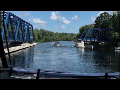 Day 16 Prt 1 from Couch lock 42 to Swift Rapids and Severn lock 45 over the big chute