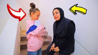 بنت صغيرة تبحث عن تابلتها شوف حصل أية