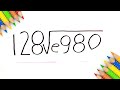 Easy Drawing How To Turn 128 E980 Number Into I Love You Step By Step Doodle Art On Paper
