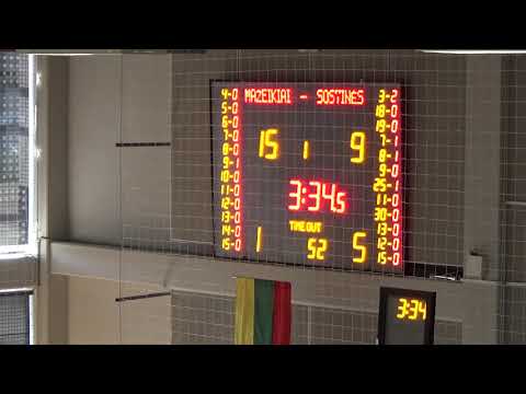 Jaunučių U16 vaikinų krepšinio čempionatas: Mažeikių SM-"Dubgiris" - Sostinės KM I-"Electrolux"