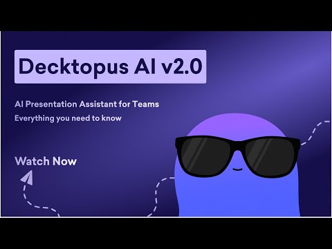 Decktopus AI 공식 영상 미리보기