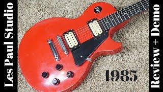 Video thumbnail for 1985 Gibson Les Paul Studio Ferrari Red Review + Demo by The Trogly's Guitar Show