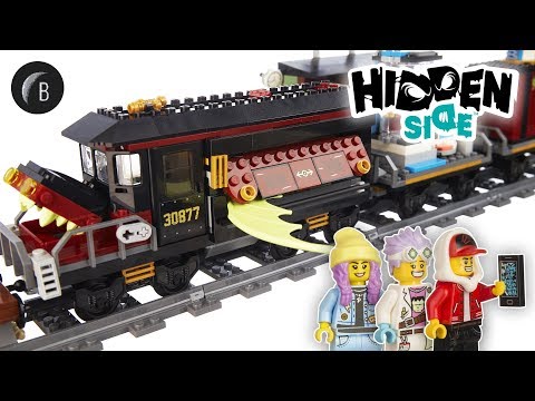 Vidéo LEGO Hidden Side 70424 : Le train-fantôme