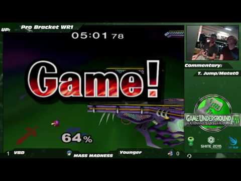 Mass Madness 11 SSBM - VBD (Marth) vs. Younger (Falco) - Melee WR1