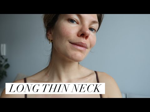 Langer, dünner Hals