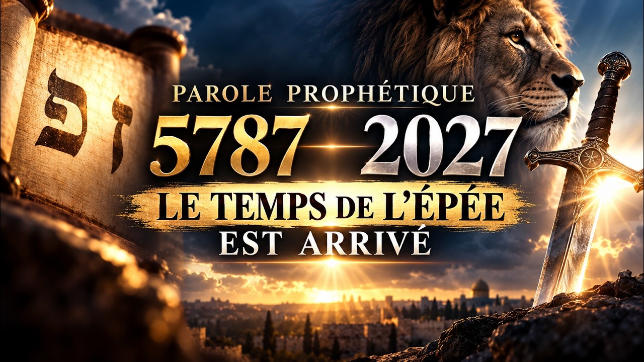 ⚔️ PAROLE PROPHÉTIQUE 5787 / 2026–2027 : LE TEMPS DE L’ÉPÉE EST ARRIVÉ
