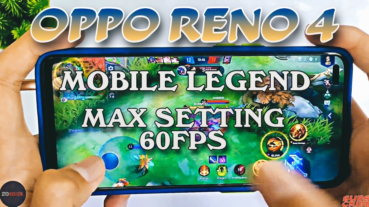 Oppo Reno 4 Mobile Legend Test High Setting