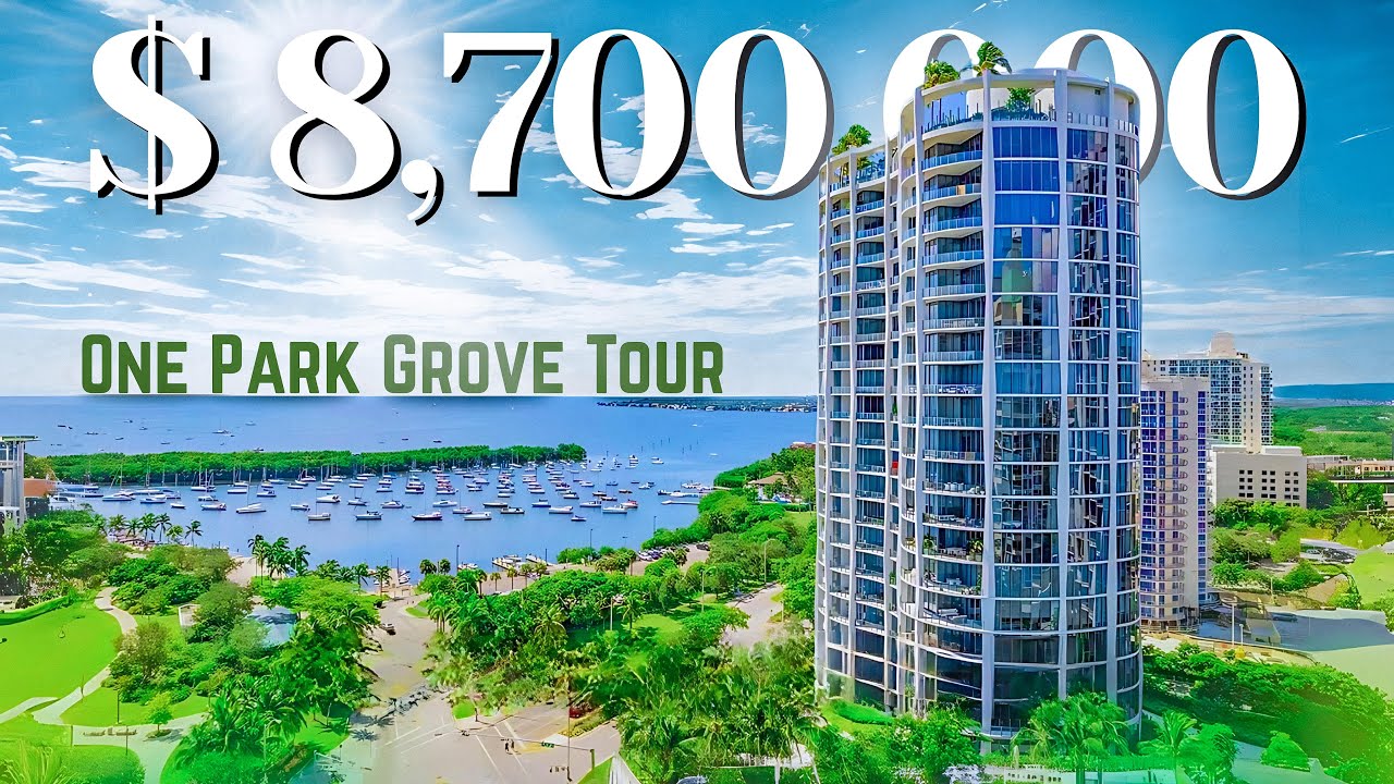 INSIDE a $8.7M Ultra-Luxury Apartment in Coconut Grove | Miami Real Estate Tour