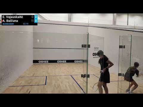 Elena Vajauskaitė vs Agnese Anna Balčuna - Baltic Juniors Ch