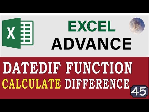 Excel DATEDIF Function, Calculate Difference Between Two Dates In Excel, Tips and Tricks 2020 Video