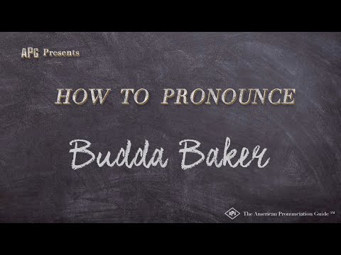 How to Pronounce Budda Baker (Real Life Examples!)