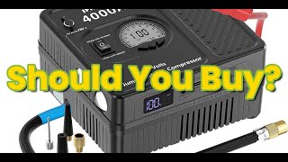 Review JF.EGWO 4000Amp Car Jump Starter with Air Compressor, 12V Safe Lithium Auto Battery Booster