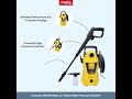 Cheston 1600W Black & Yellow High Pressure Washer