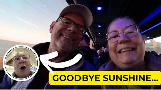 Leaving the Sunshine for Snow | Cruise Disembarkation & Travel Day Home