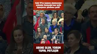 Halk TV’ye kayyum atanmasının ardından Ekrem İmamoğlu’nun tarihi konuşması günde
