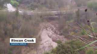 Carpinteria Flooding in Southern California Rainstorm