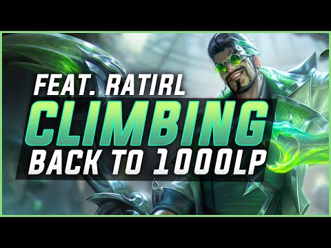 CLIMBING Back to 1000 LP (EUW Challenger Draven) feat. RATIRL | Dealersz