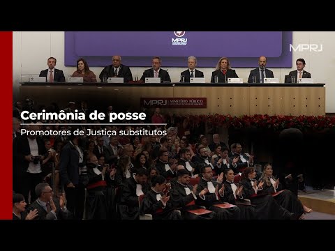 The Public Prosecutor's Office of Rio de Janeiro (MPRJ) holds a swearing-in ceremony for 20 new s...