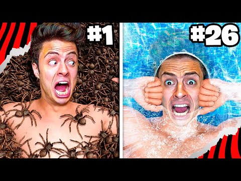 SUPERANDO 50 MEDOS DA MINHA INFÂNCIA EM 24 HORAS!