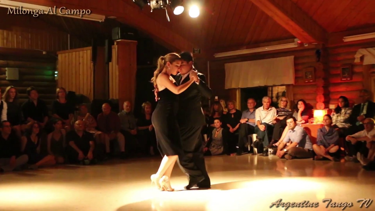 Video thumbnail for Noelia Hurtado y Carlitos Espinoza - Tango - (2/5) - Milonga Al Campo - Yad Shmona 25/11/2017