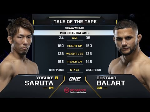 Gustavo Balart vs Yosuke Saruta full fight