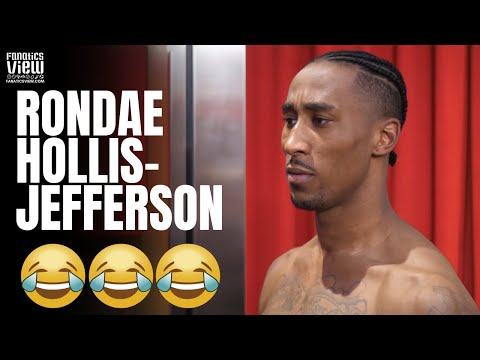 Rondae Hollis-Jefferson Hilarious Reaction to Malcolm Miller Doing an Interview at His Locker 🤣