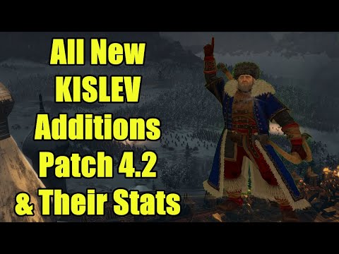 All NEW KISLEV Units & Stats - Patch 4.2 - Shadows of Change - Total War Warhammer 3