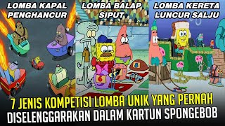 7 Jenis Kompetisi Lomba Unik yang pernah diselenggarakan dalam Kartun SpongeBob