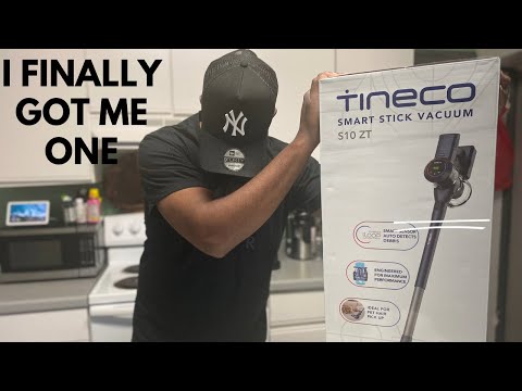Slivamo S10 Cordless Vacuum Cleaner, 40KPA/500W/45Mins, LED Display, 8-in-1 Lightweight Stick Vacuum Cleaners for Home with Green LED Light, 6-Stages Filtration, Self-Standing Design, Blue video review thumbnail
