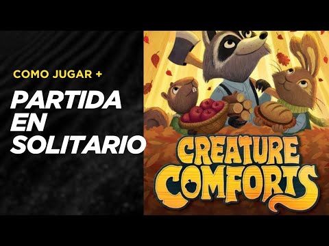 Comfort Creatures. Juego de Mesa | Partida en Solitario | Setup | Como Jugar