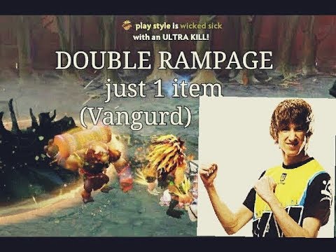 Dendi WTF BB JuSt Vangurd Double rampage  after few minutes(You don't Mess with the Dendi) t