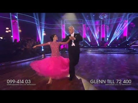 Glenn Hysén  och Jeanette Carlsson -- slowfox - Let's Dance (TV4)