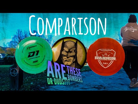 Disc comparison ‘D1 Vs Destroyer Vs Raider’