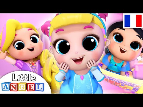 Les Petites Princesses - Elsa, Raiponce, Cendrillon | Comptines Little Angel Français