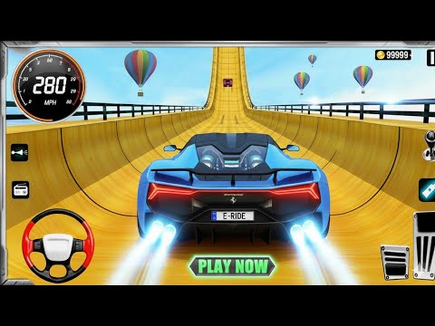 Coche de máxima velocidad, mega rampa extrema, carreras imposibles 🏎️