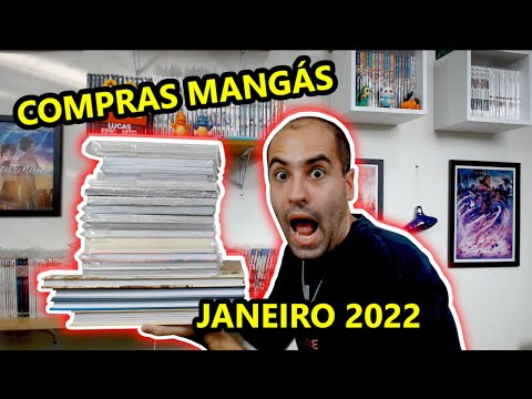 Unboxing Mangás - Janeiro 2022