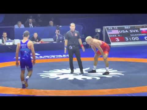 Kyle Douglas DAKE (USA) df. Tajmuraz Mairbekovic SALKAZANOV (SVK)