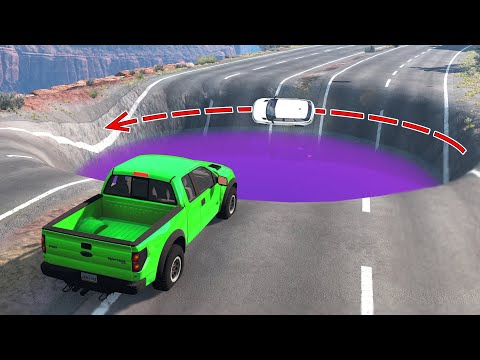 Cars vs Giant Water Pit - BeamNG Drive - 🔥 ULTIMATE Edition Compilation