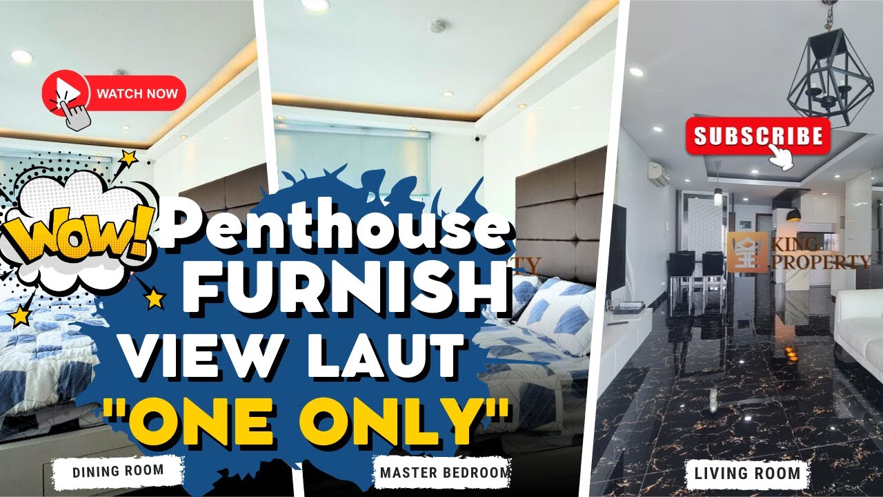 The Real Luxury! Penthouse 3Br 148M² View Laut Lepas Furnished Mewah Kelas Atas, Green Bay Pluit Greenbay