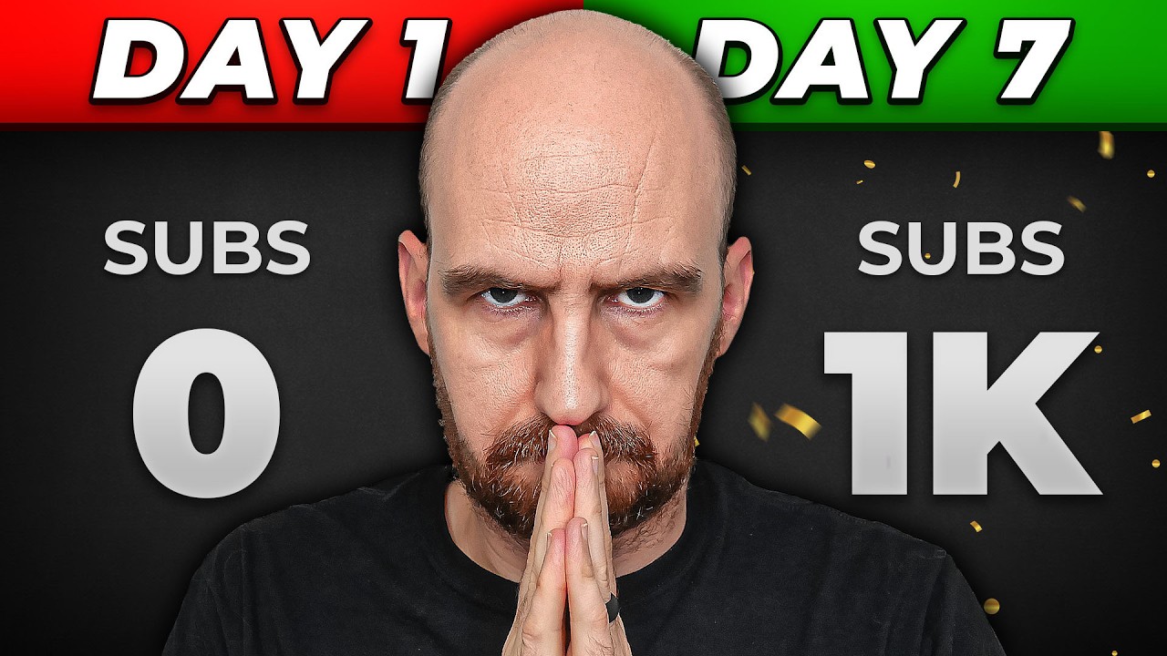 0 ➜ 1,000 Subscribers in 7 Days with 1 Video: Here’s How