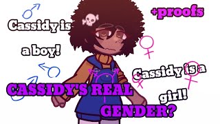 CASSIDY&#39;S REAL GENDER⁉️ || very very real || #fnaf