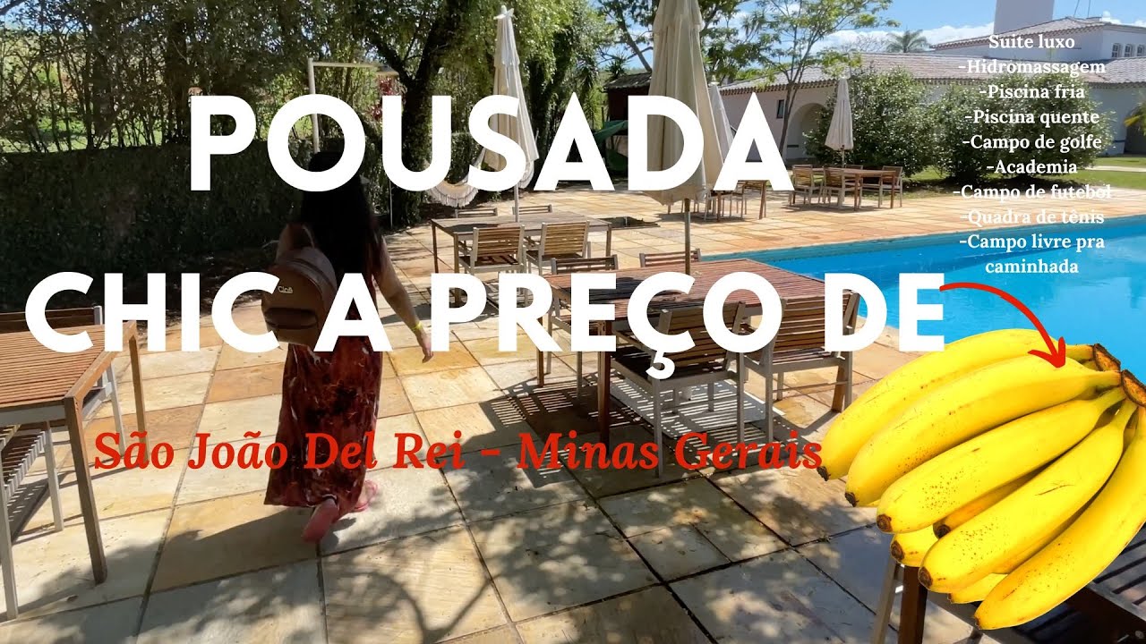 VLOG VIAGEM SÃO JOÃO DEL REI - MG HOTEL FAZENDA