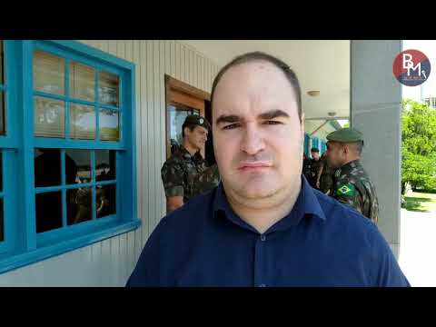 Via Sul recebe homenagem amigos do quartel no 6° Bom em Bento