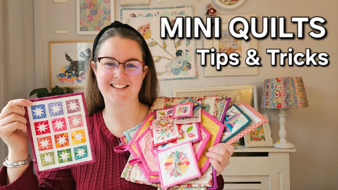 MINI QUILTS that I've made | FPP & EPP | Tips & Tricks