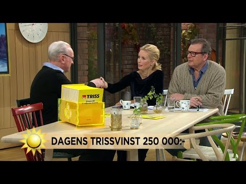 Skrapar fram 250 000 - "Det tackar vi för" - Nyhetsmorgon (TV4)