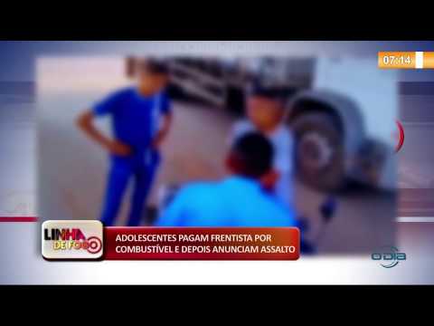LINHA DE FOGO 05 12 2019  Adolescentes assaltam frentista