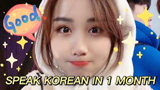 How I studied KOREAN within 1 month 🇰🇷 Now I can speak 7 languages! (How to study a new language)