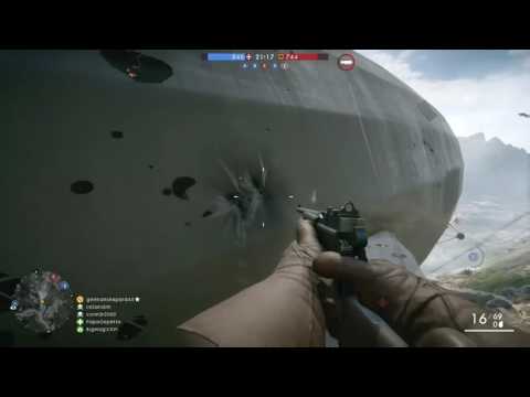Landing on the airship - Battlefield 1