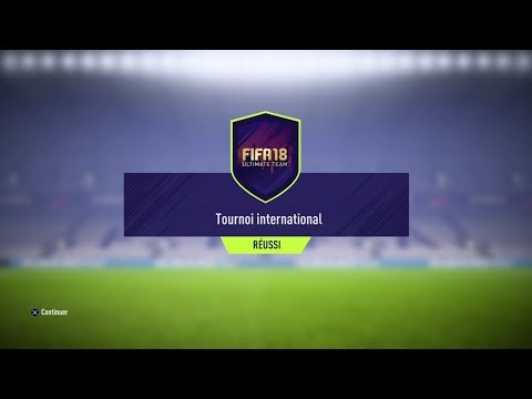 SBC FUT 18 : TOURNOI INTERNATIONAL VERS LA GLOIRE N°7 PACK JOUEURS OR PRIME