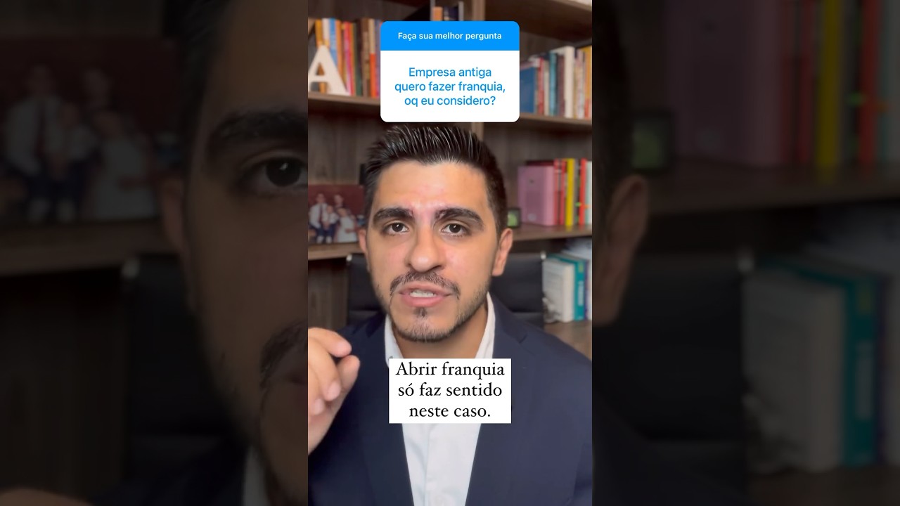 FRANQUIA: sua empresa pode ser uma? #franquias #franquiasbaratas #abrirempresa #advogado